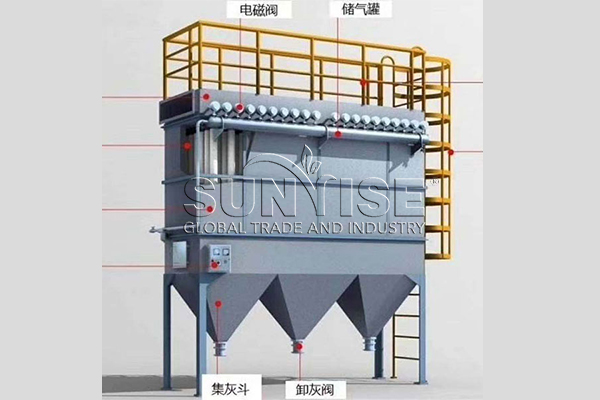 The structure of the fifth pulse dust collector for electronic equipment.