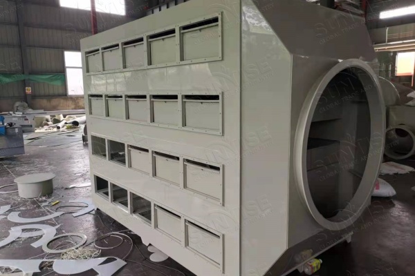 Activated carbon adsorption box in waste e-waste recycling production line