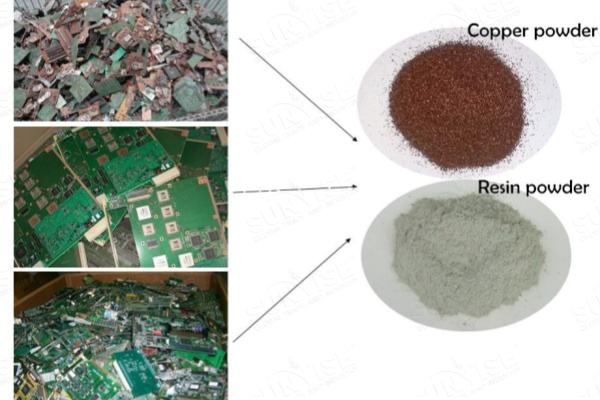 what separation techniques of pcb recycling equipment