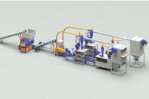 medium scale cable recycling plant